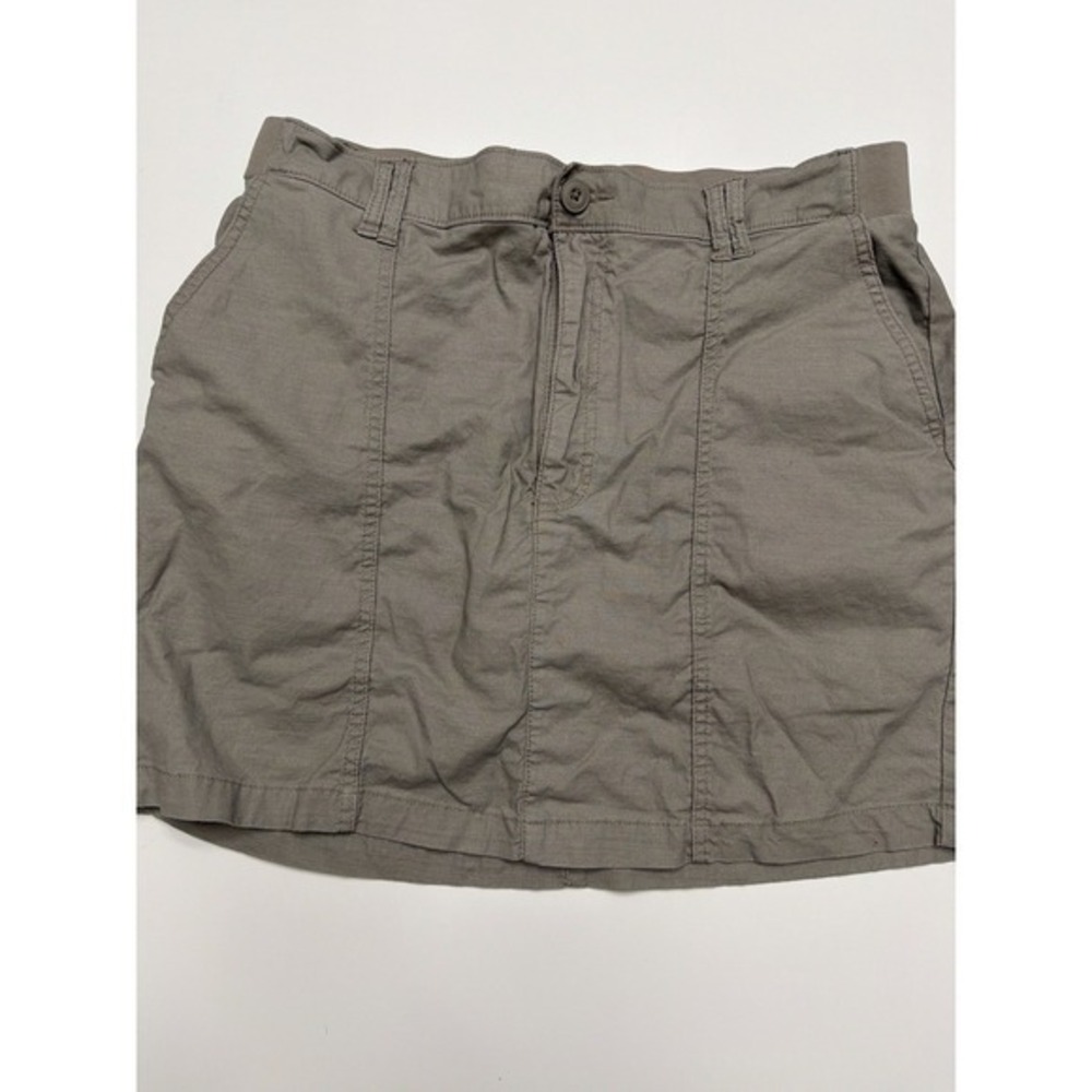 Lee Skort Womens Size 14 Khaki Stretch Cotton Skirt With Built-In Shorts.   5015